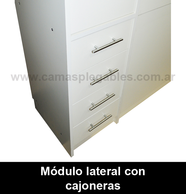 Modulo lateral con cajoneras simples